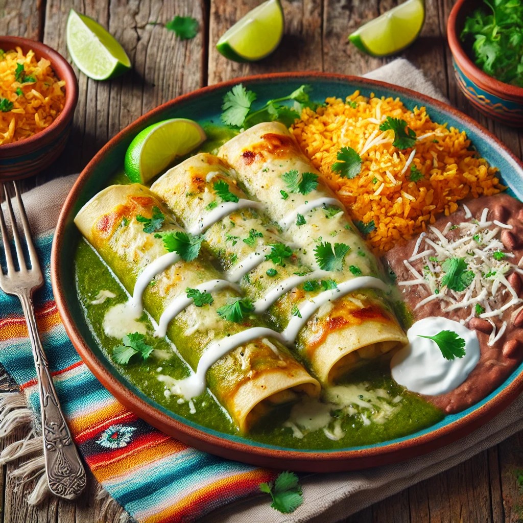 Green Chile Enchildas