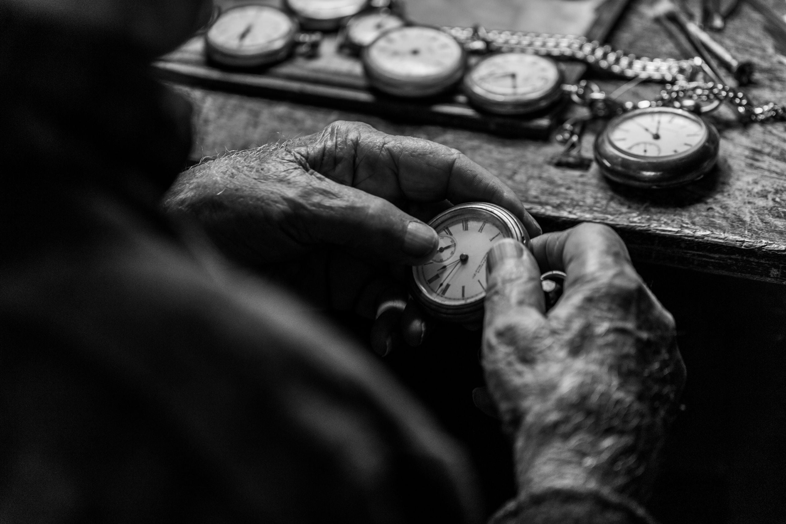 Old Hands and Clock